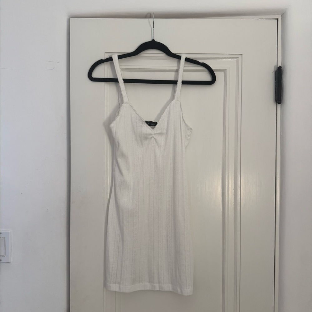 White mini cover-up dress from lioness size small